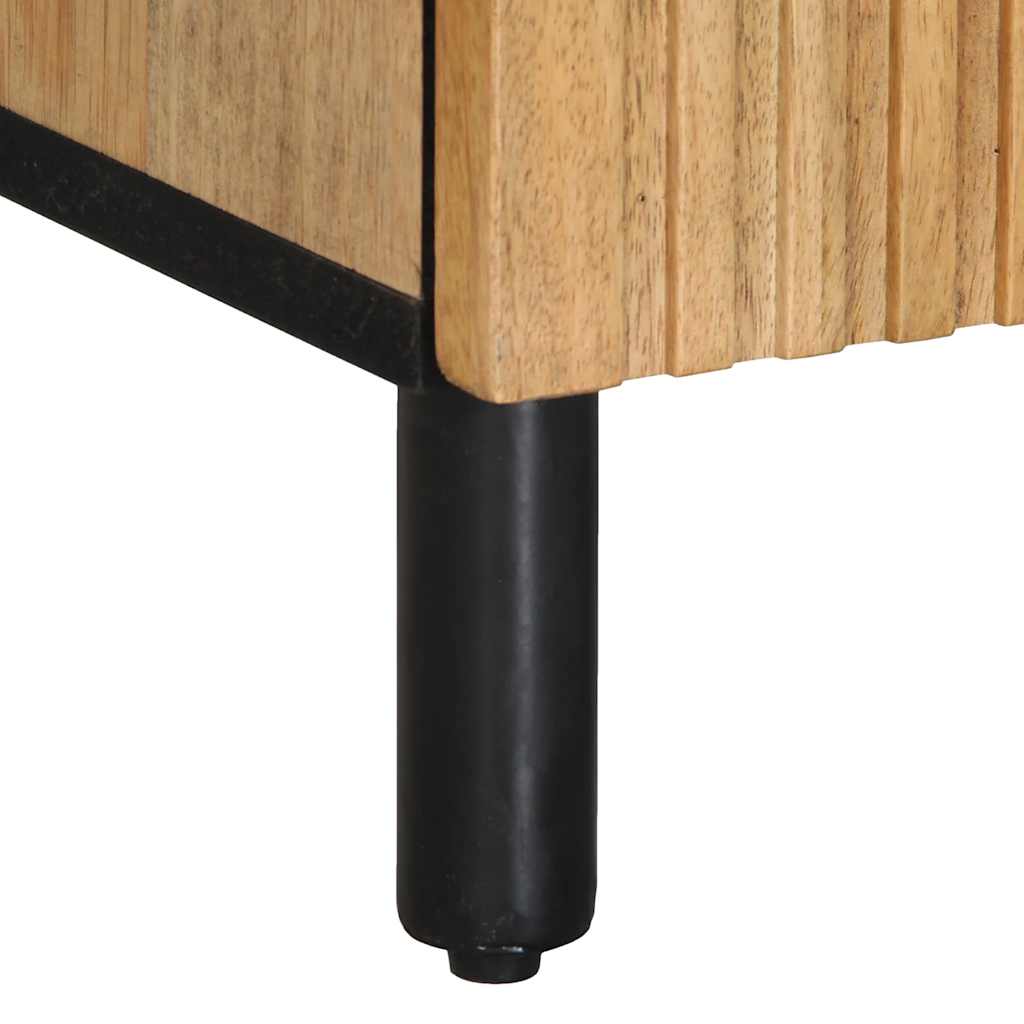 vidaXL Badkamerkast 38x33,5x58 cm massief mangohout bruin - Aashly