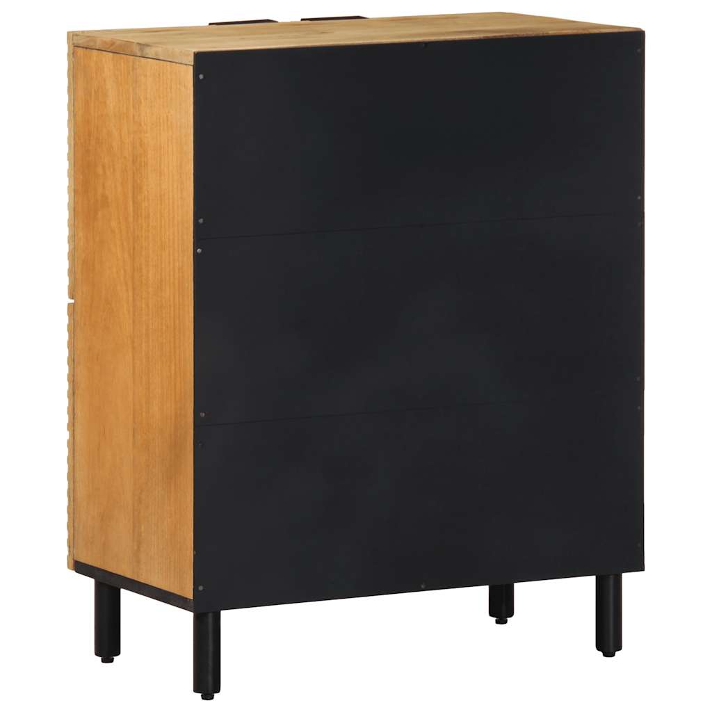 vidaXL Dressoir 60x33x75 cm massief mangohout bruin