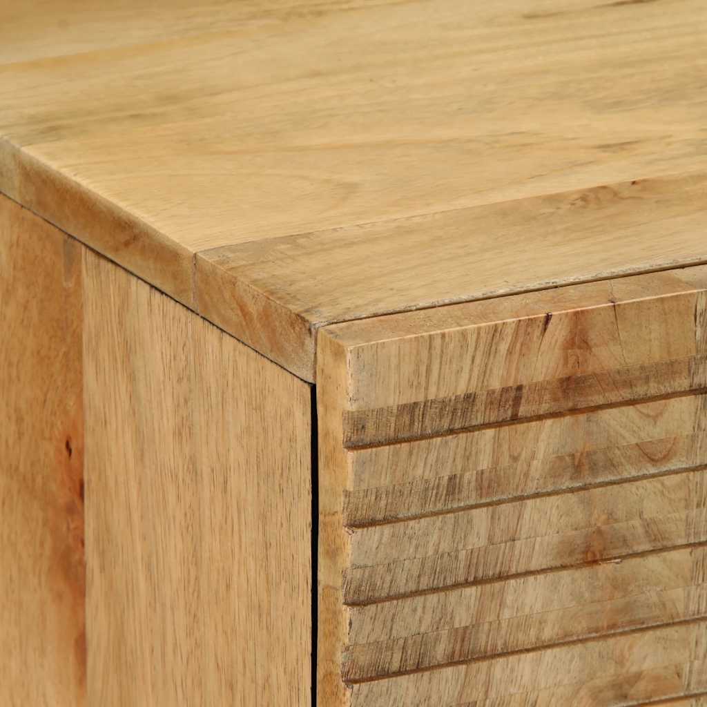 vidaXL Dressoir 60x33x75 cm massief mangohout bruin
