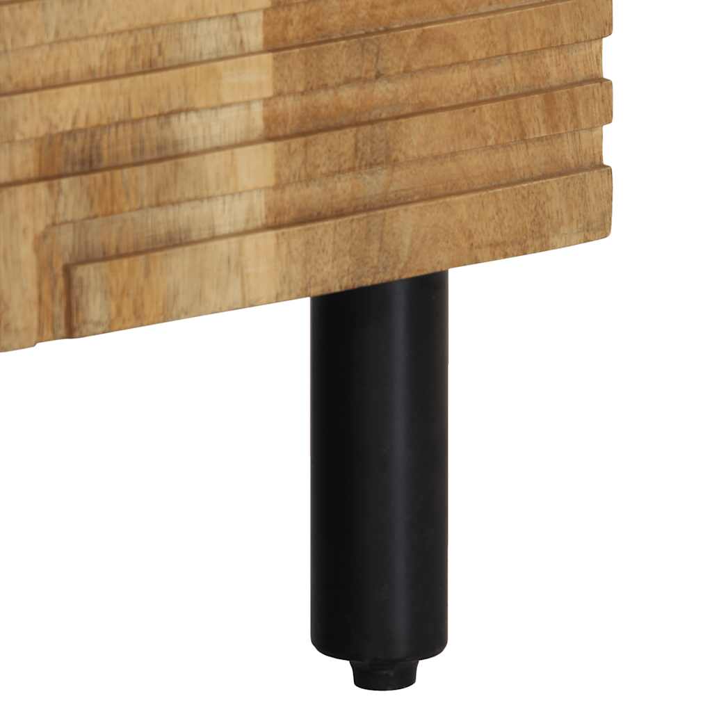 vidaXL Dressoir 60x33x75 cm massief mangohout bruin