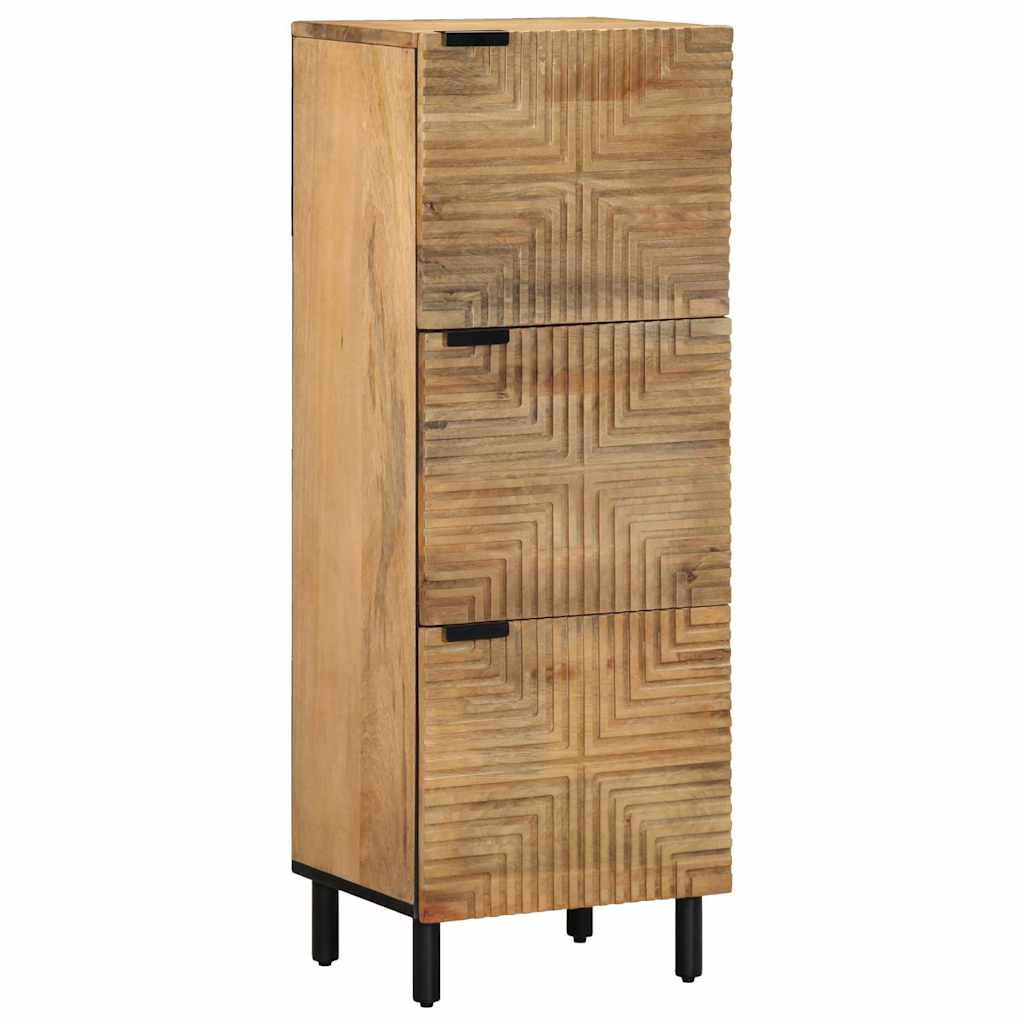 vidaXL Hoge kast 40x33x110 cm massief mango bruin