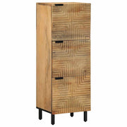 vidaXL Hoge kast 40x33x110 cm massief mango bruin