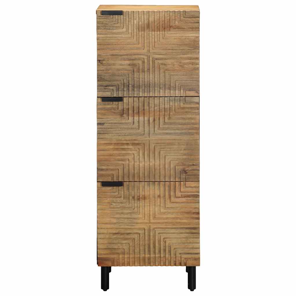 vidaXL Hoge kast 40x33x110 cm massief mango bruin