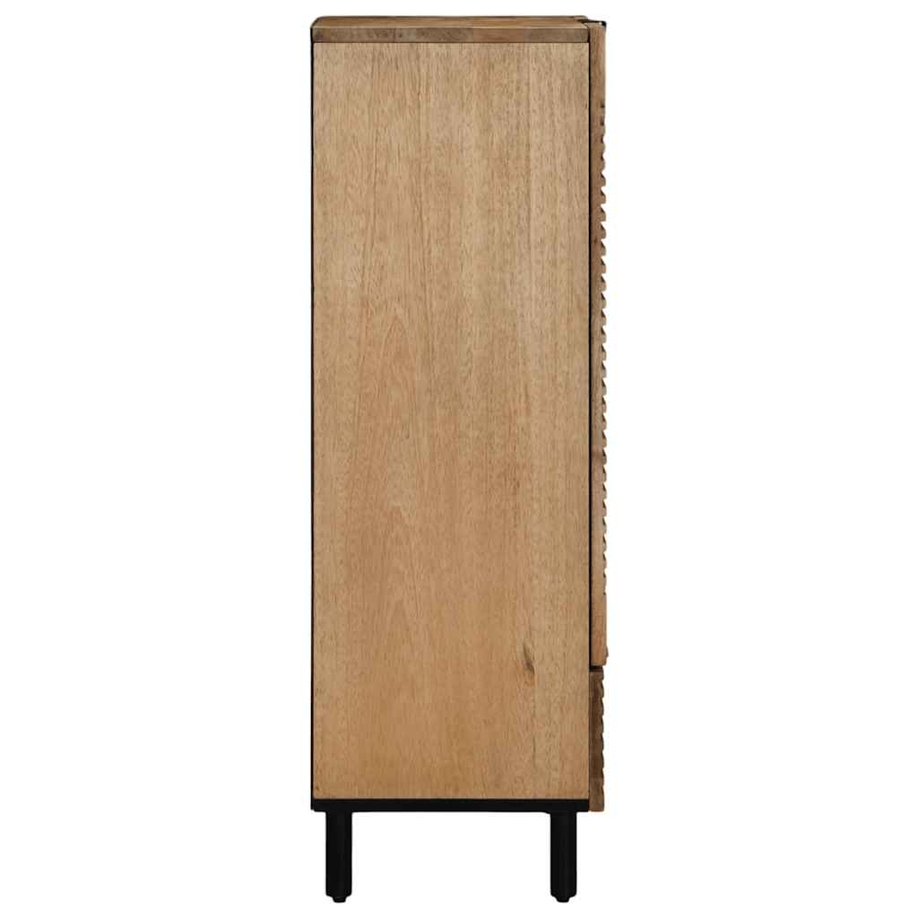 vidaXL Hoge kast 60x33x100 cm massief mango bruin