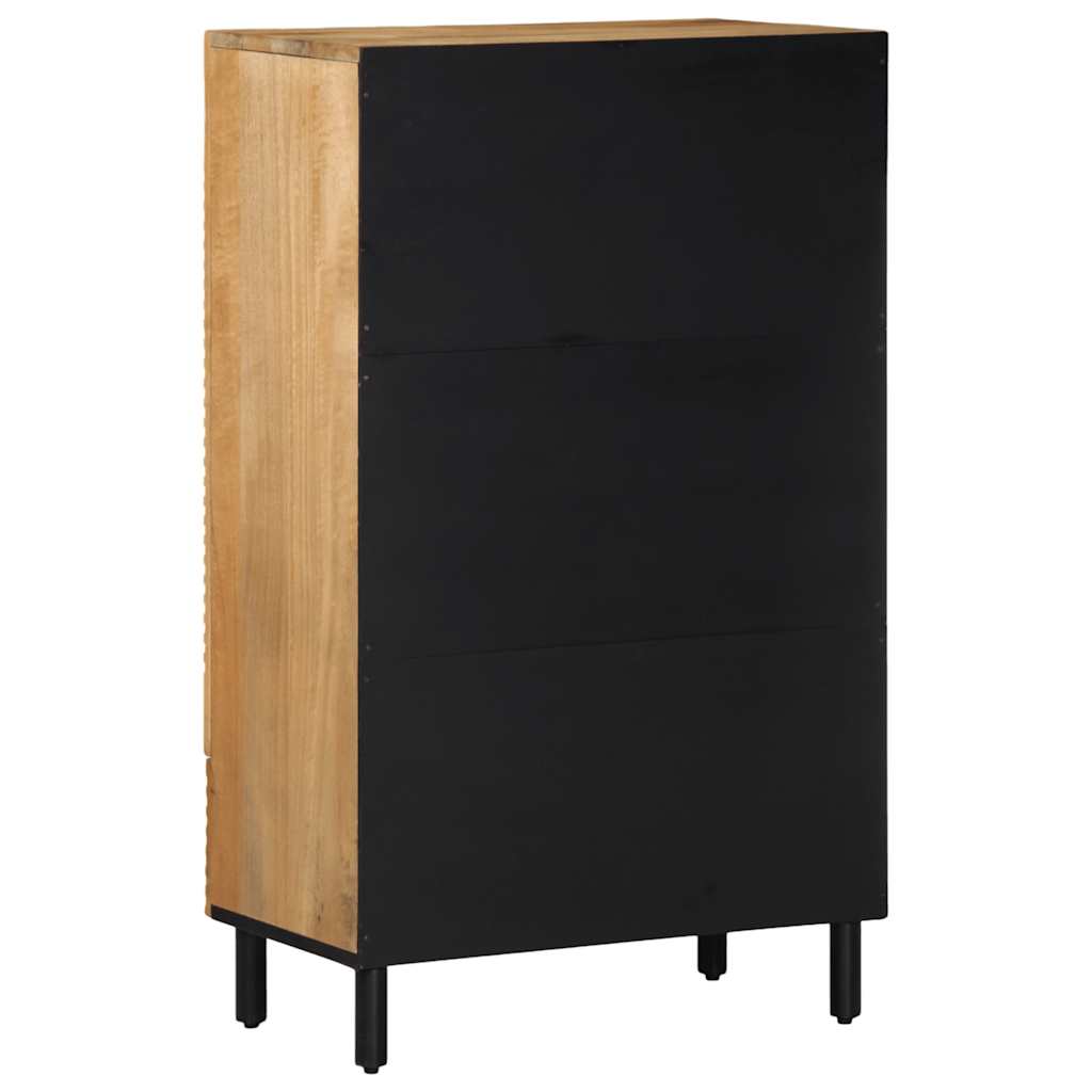 vidaXL Hoge kast 60x33x100 cm massief mango bruin