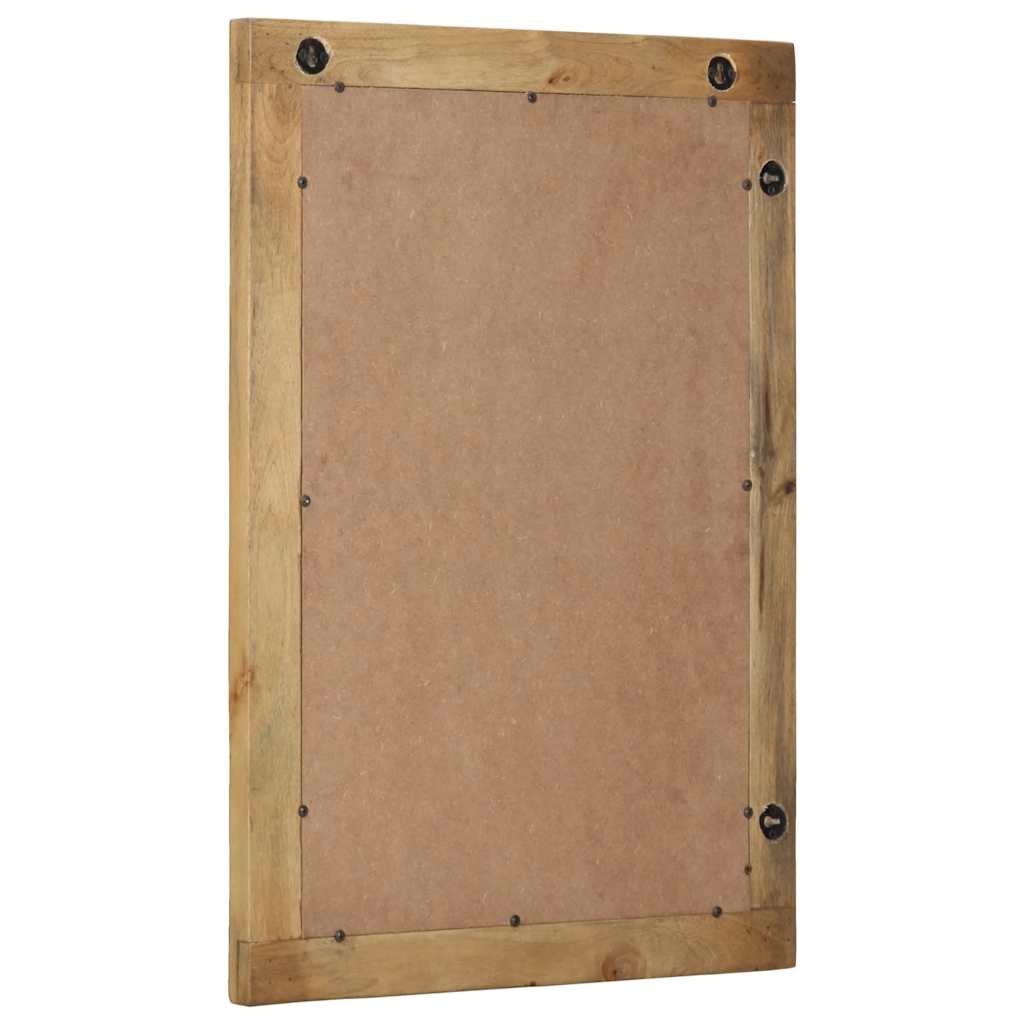 vidaXL Bathroom mirror 50x70x2.5 cm solid mango wood brown