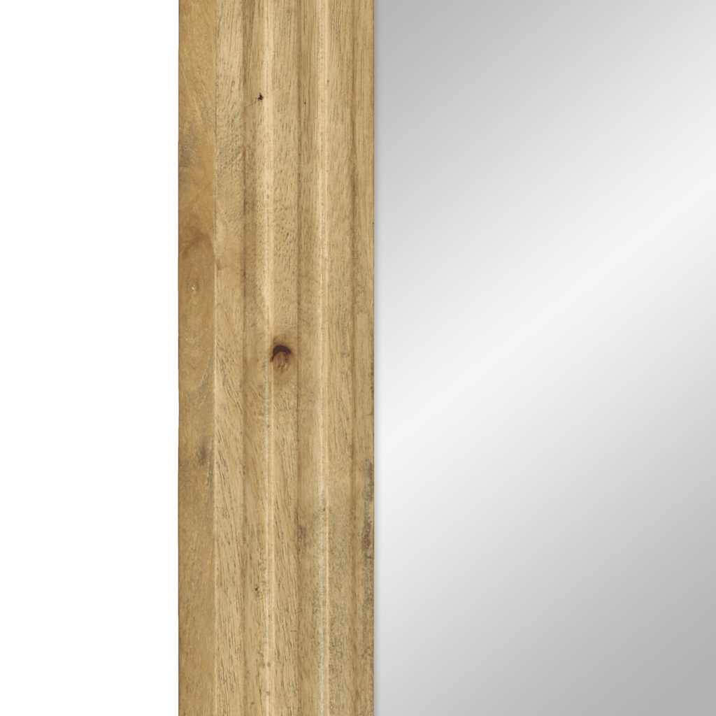vidaXL Bathroom mirror 50x70x2.5 cm solid mango wood brown