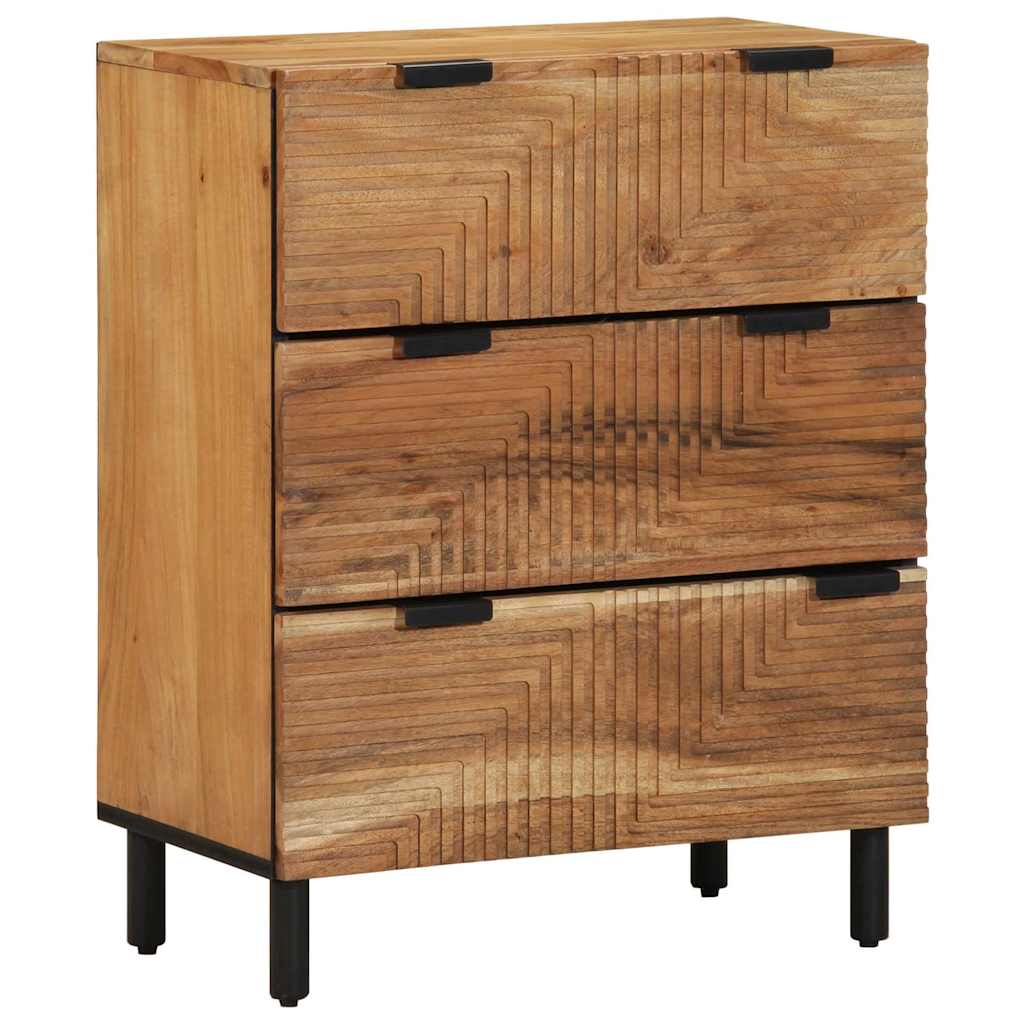 vidaXL Dressoir 60x33x75 cm massief mangohout bruin