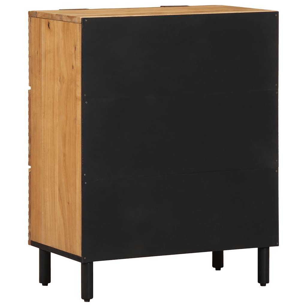 vidaXL Dressoir 60x33x75 cm massief mangohout bruin