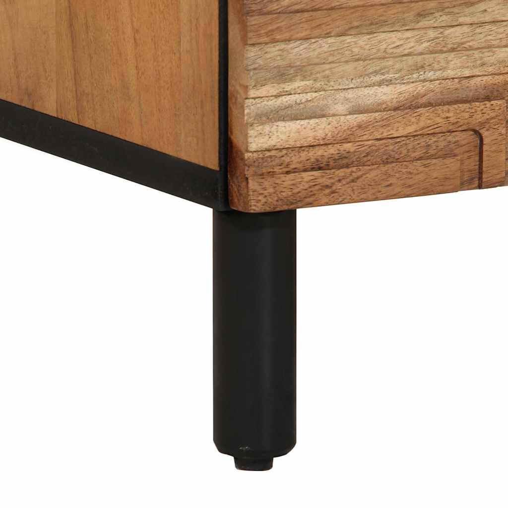 vidaXL Dressoir 60x33x75 cm massief mangohout bruin