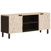 vidaXL TV-kast met plank Witte Was Afwerking 105 x 33,5 x 46 cm