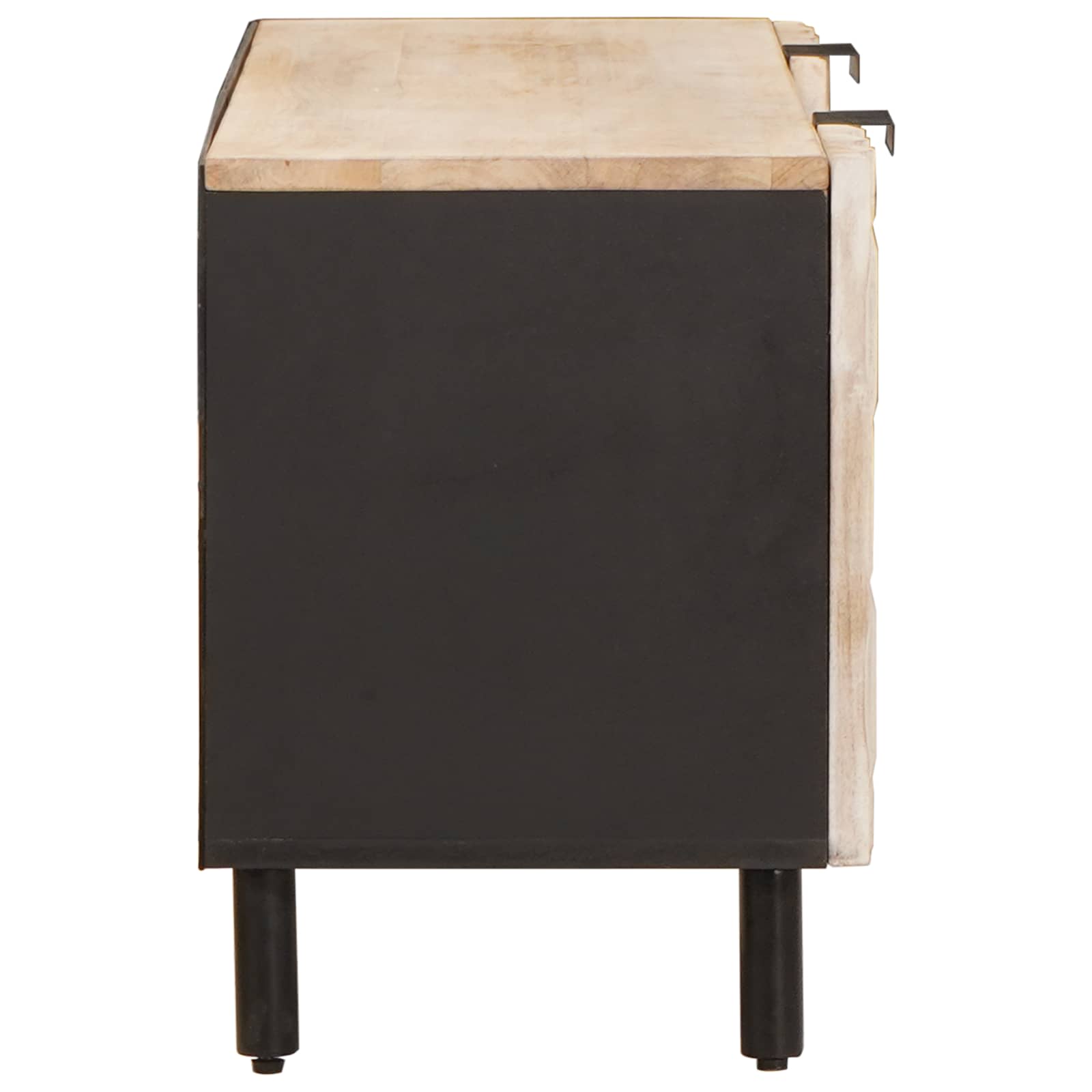 vidaXL TV-kast met plank Witte Was Afwerking 105 x 33,5 x 46 cm