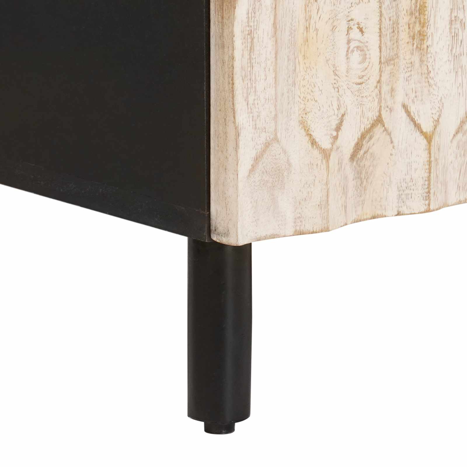 vidaXL TV-kast met plank Witte Was Afwerking 105 x 33,5 x 46 cm