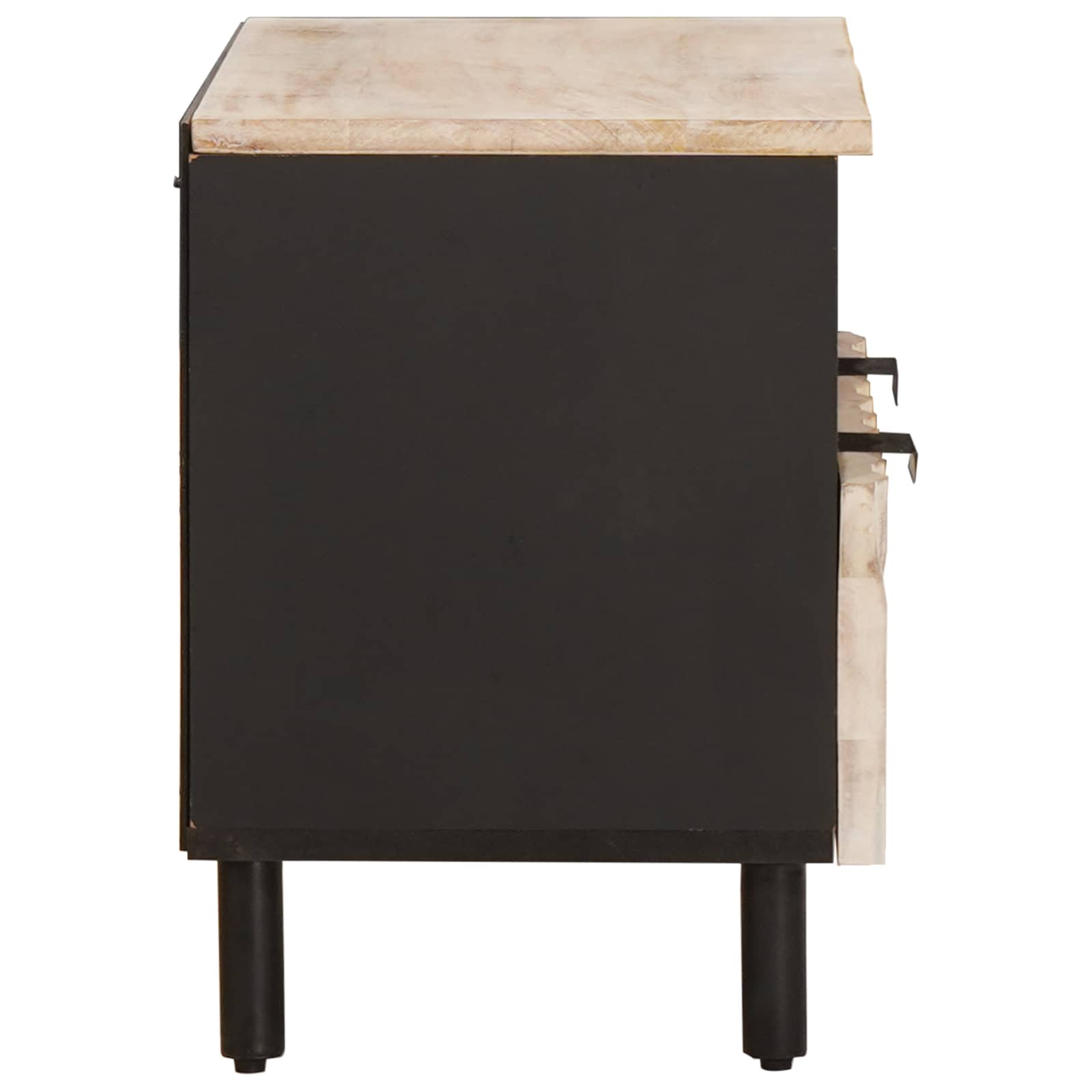 vidaXL TV-kast met lade Witte Was Afwerking 70 x 33,5 x 46 cm