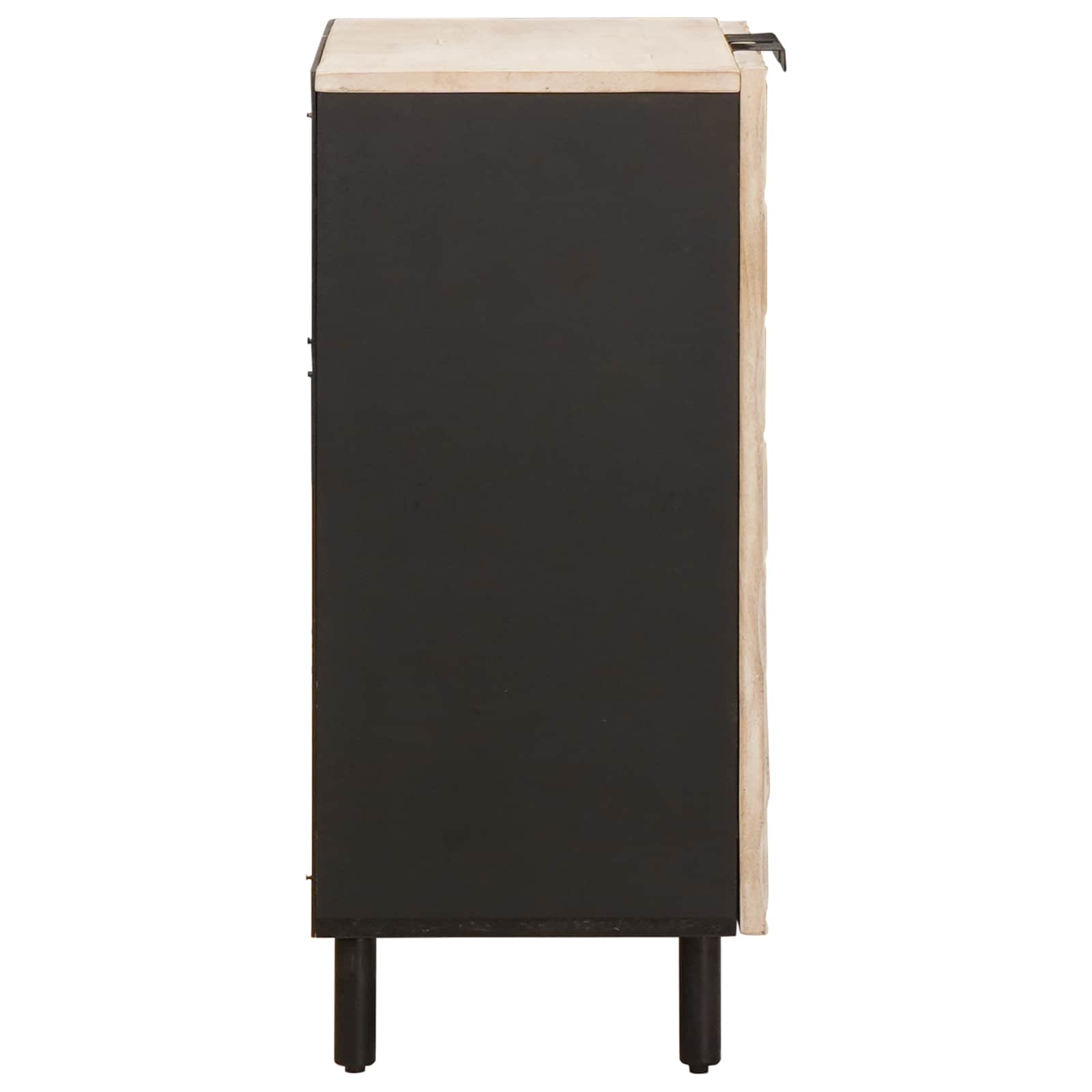 vidaXL Dressoir Witte Was Afwerking 60 x 33,5 x 75 cm