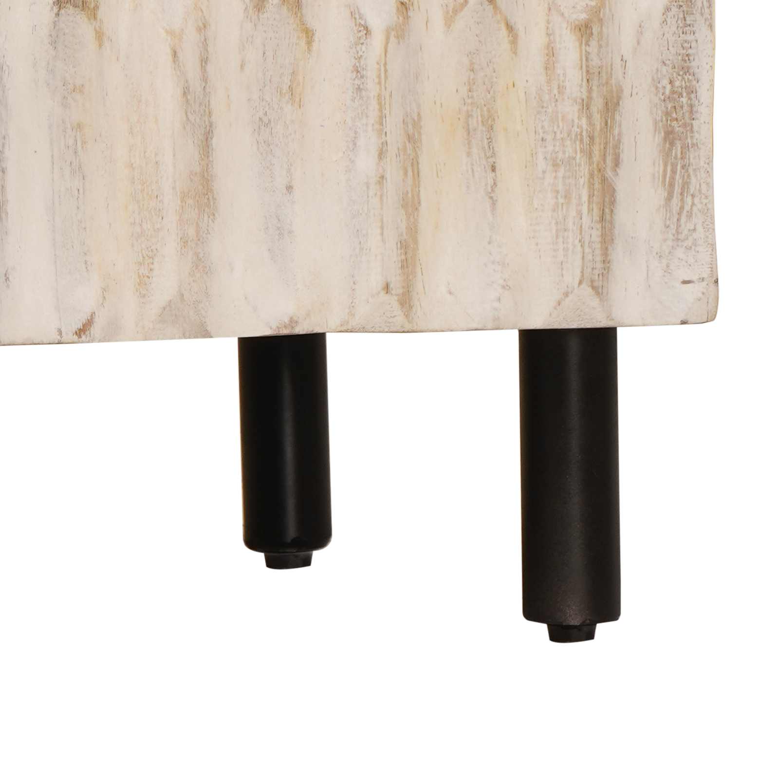 vidaXL Dressoir Witte Was Afwerking 60 x 33,5 x 75 cm