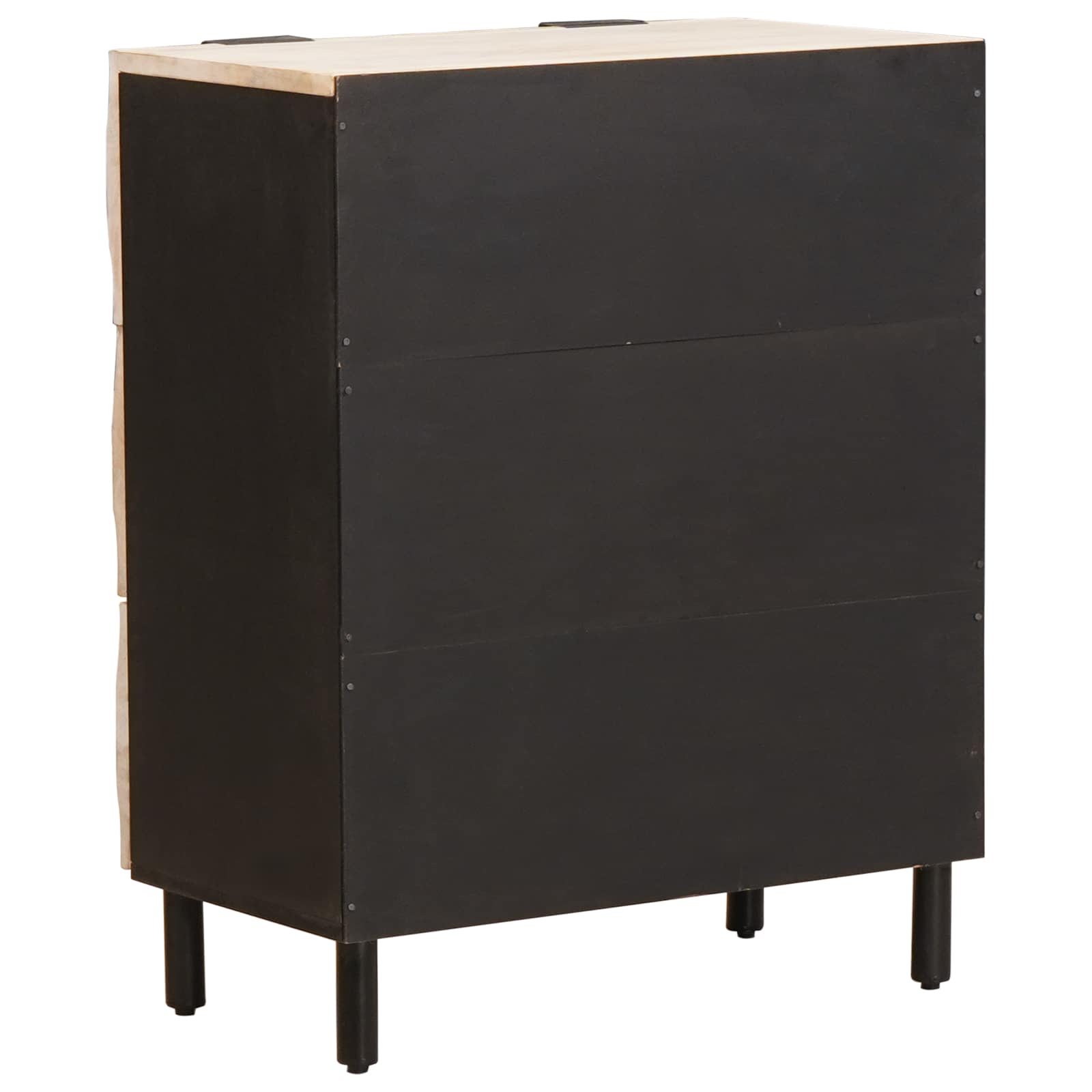 vidaXL Dressoir Witte Was Afwerking 60 x 33,5 x 75 cm