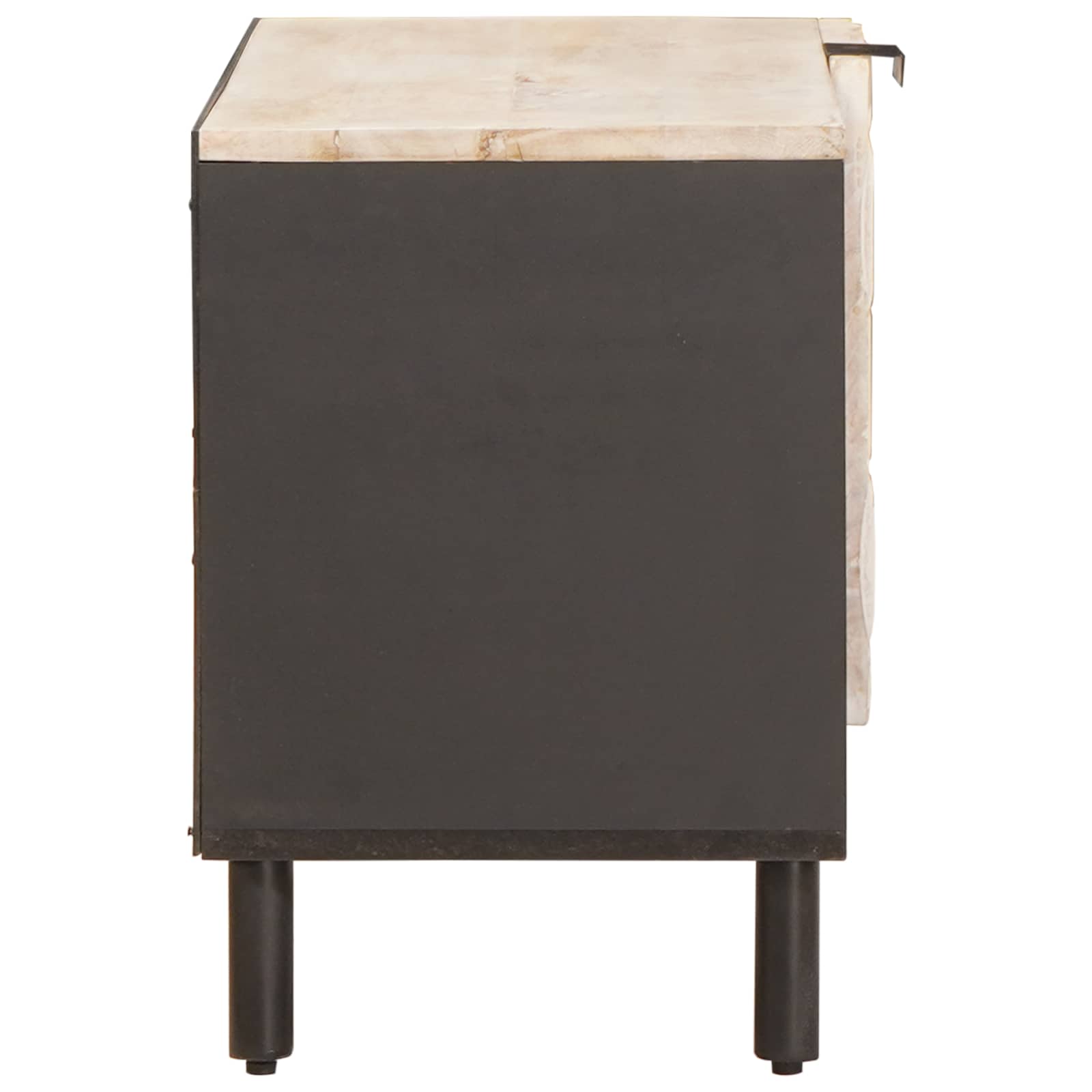 vidaXL TV-kast met opslag Witte Was Afwerking 80 x 31,5 x 46 cm