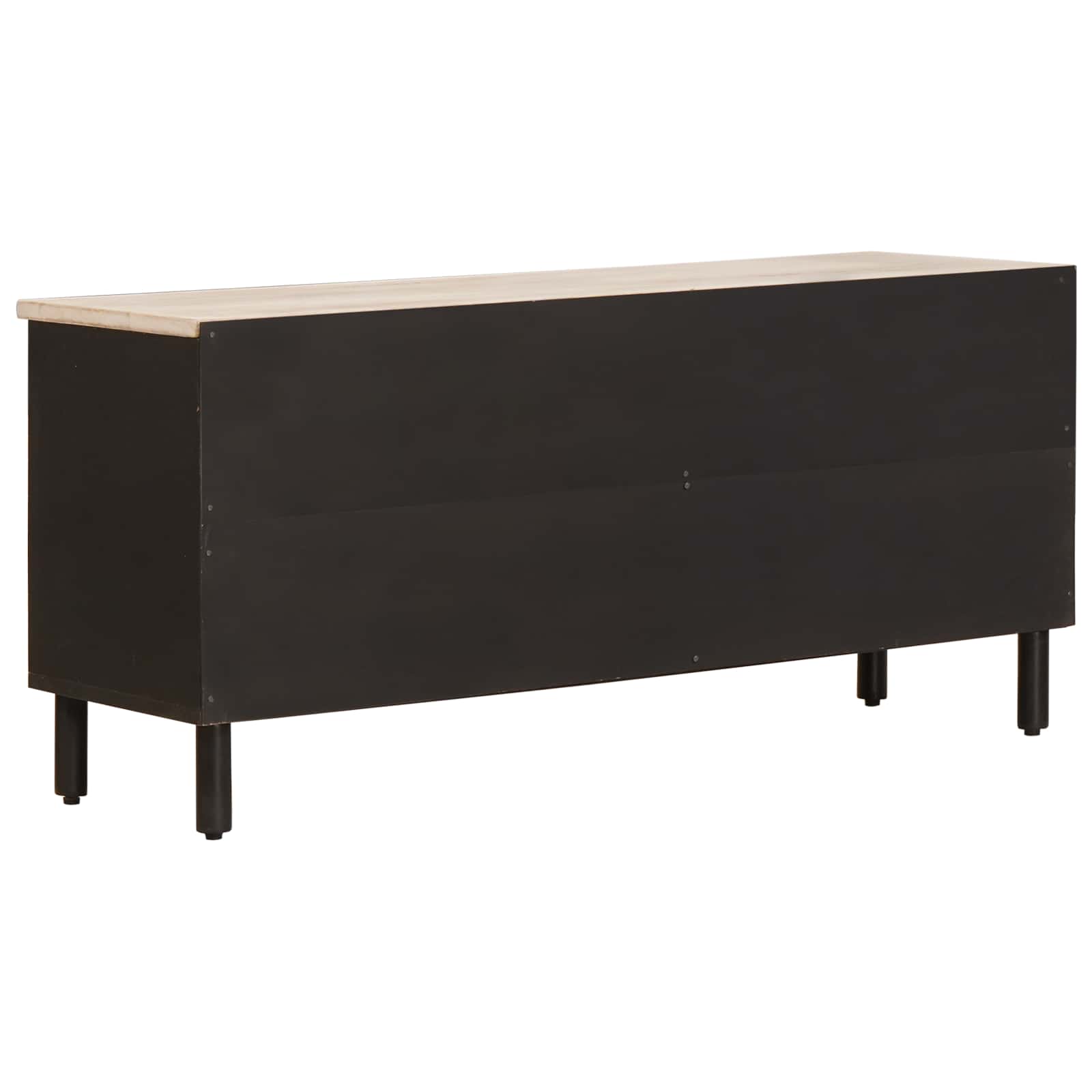 vidaXL TV-kast met lade Witte Was Afwerking 100 x 33,5 x 46 cm