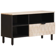 vidaXL TV-kast met lade Witte Was Afwerking 80 x 33,5 x 46 cm