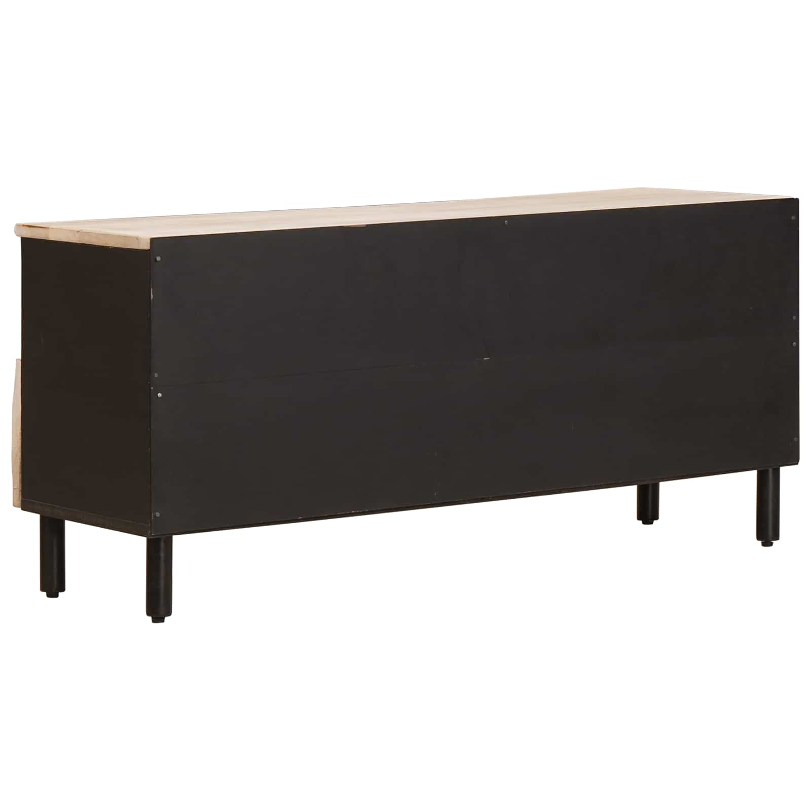 vidaXL TV-kast met lade Witte Was Afwerking 100 x 33,5 x 46 cm