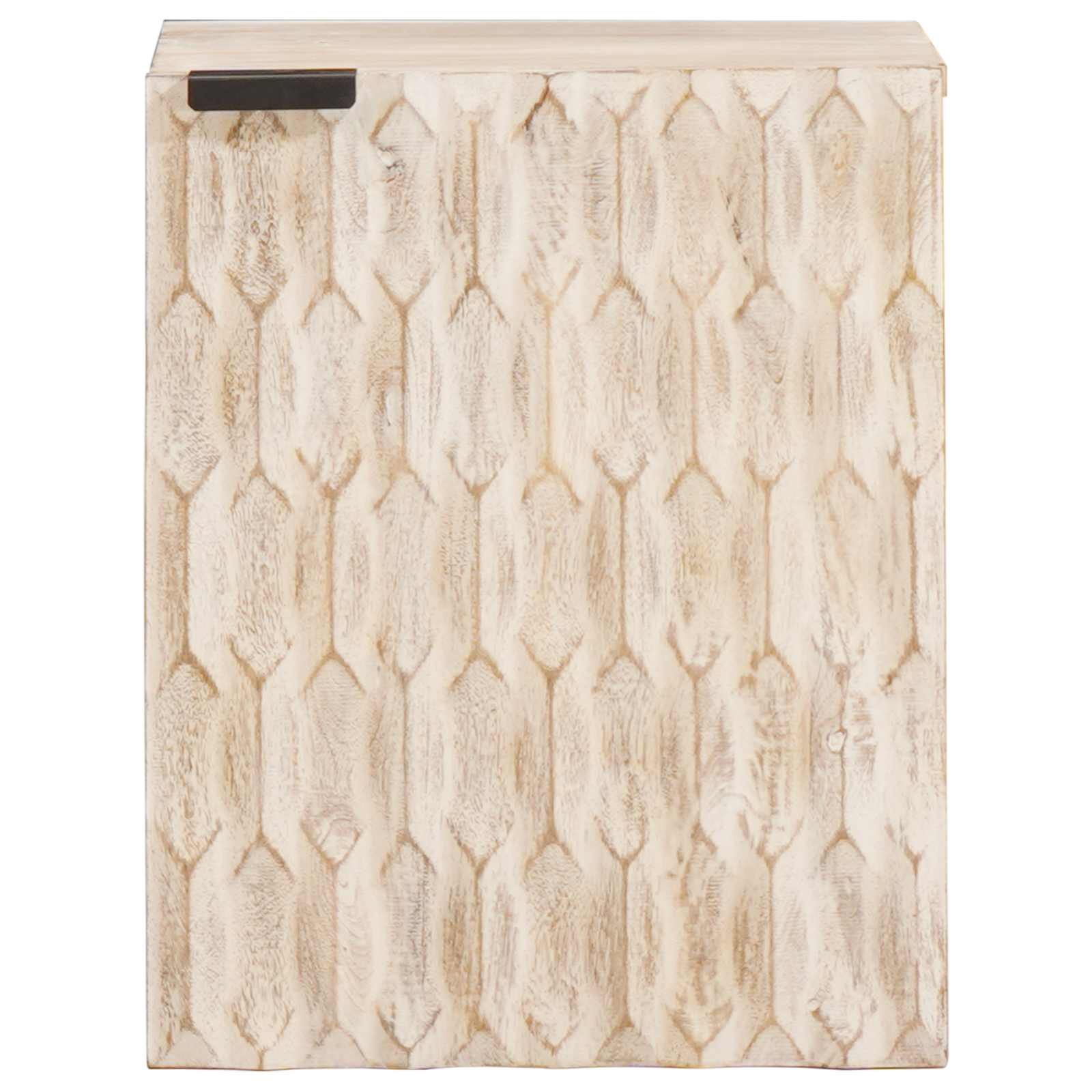 vidaXL Badkamer Hangkast Geometrisch Wit