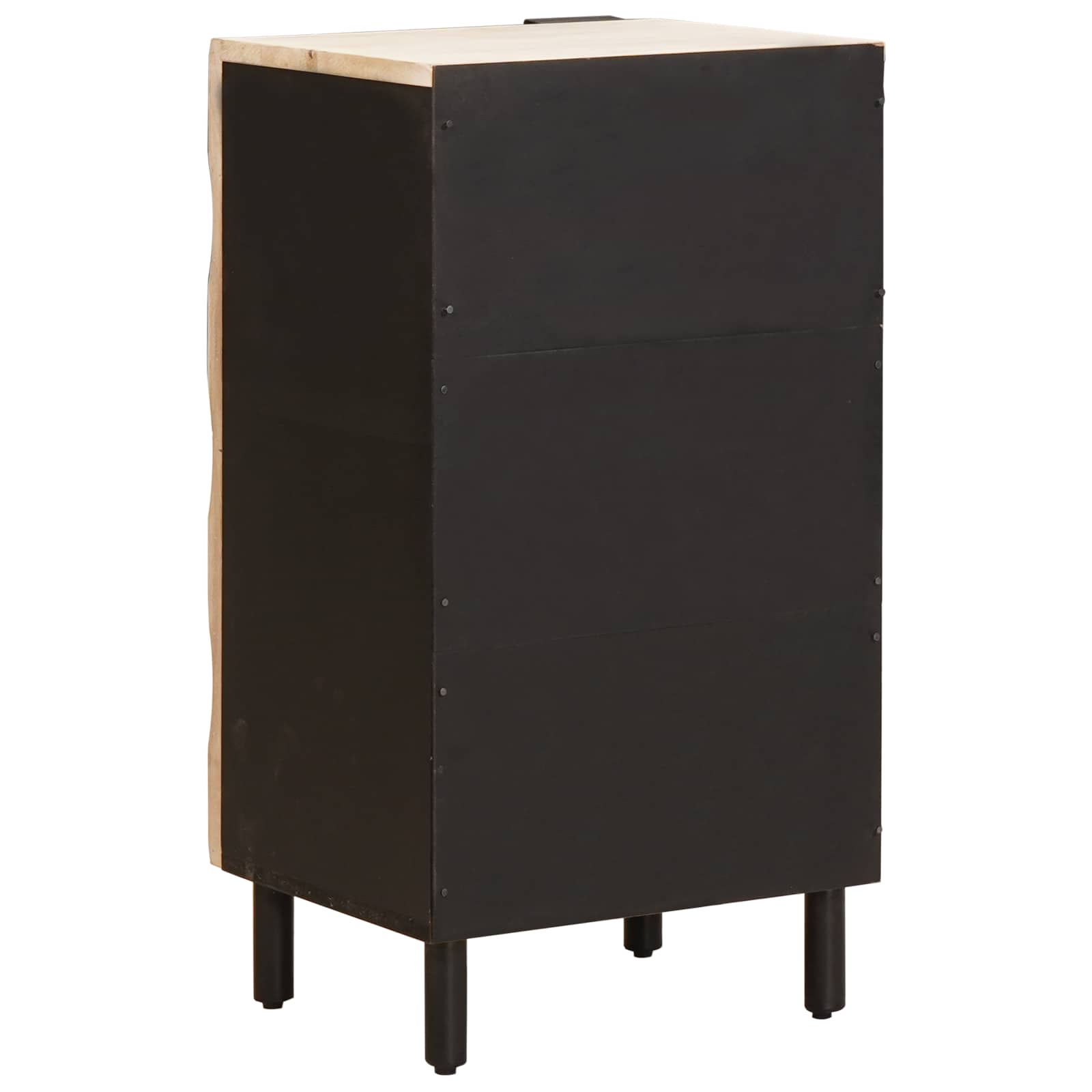 vidaXL Dressoir Effen Witte Was Afwerking