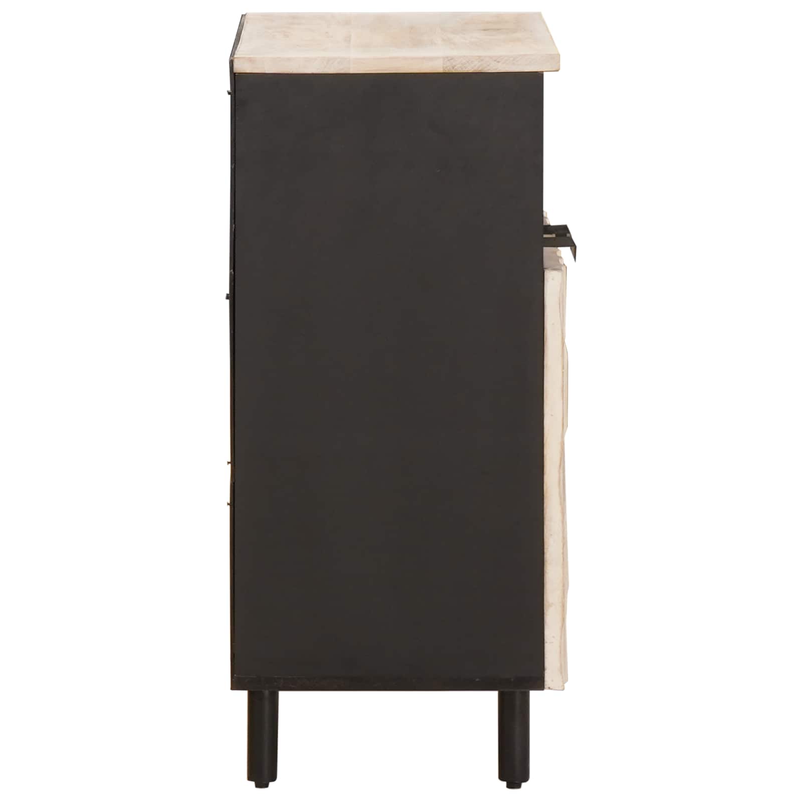 vidaXL Dressoir Witte Was Afwerking
