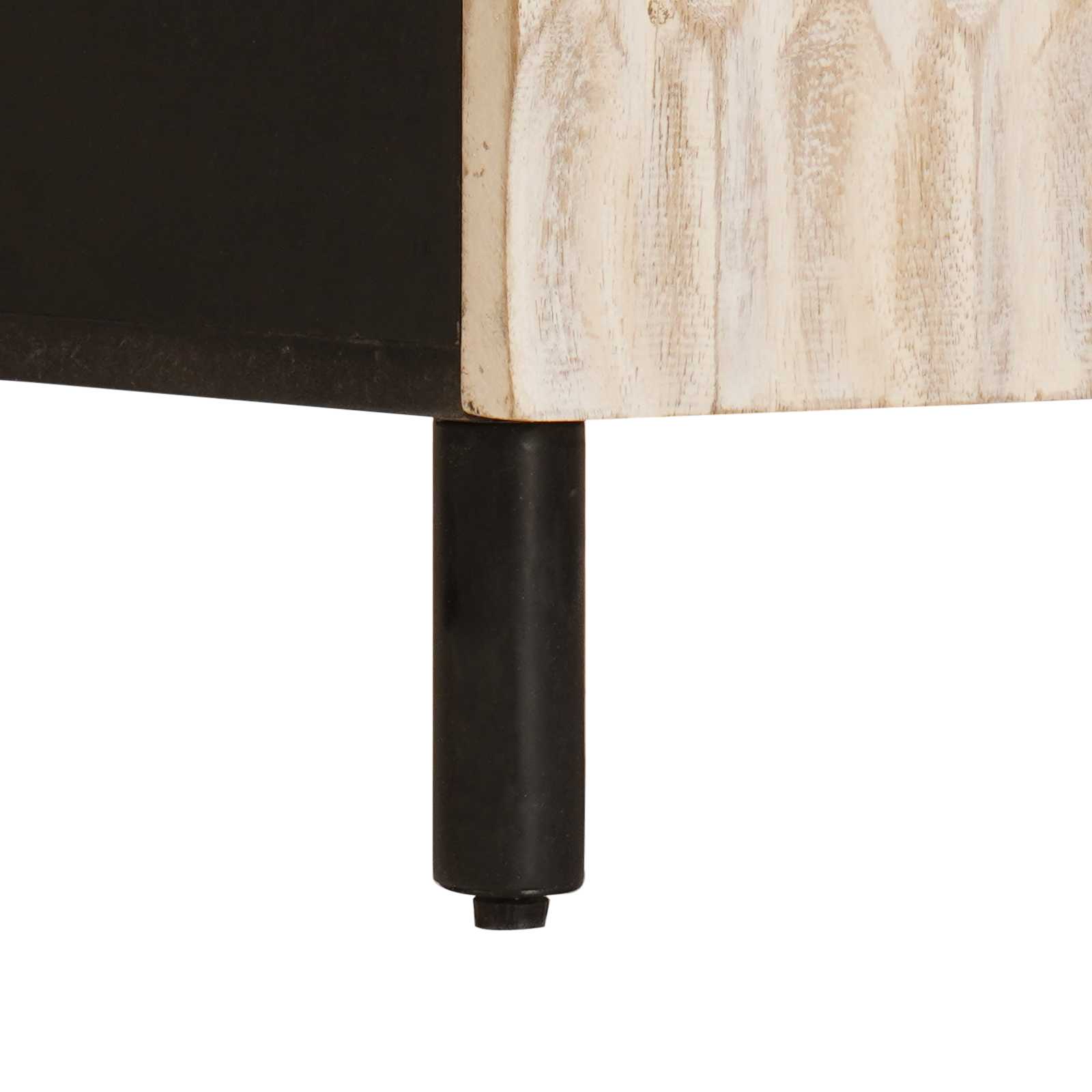 vidaXL Dressoir Witte Was Afwerking