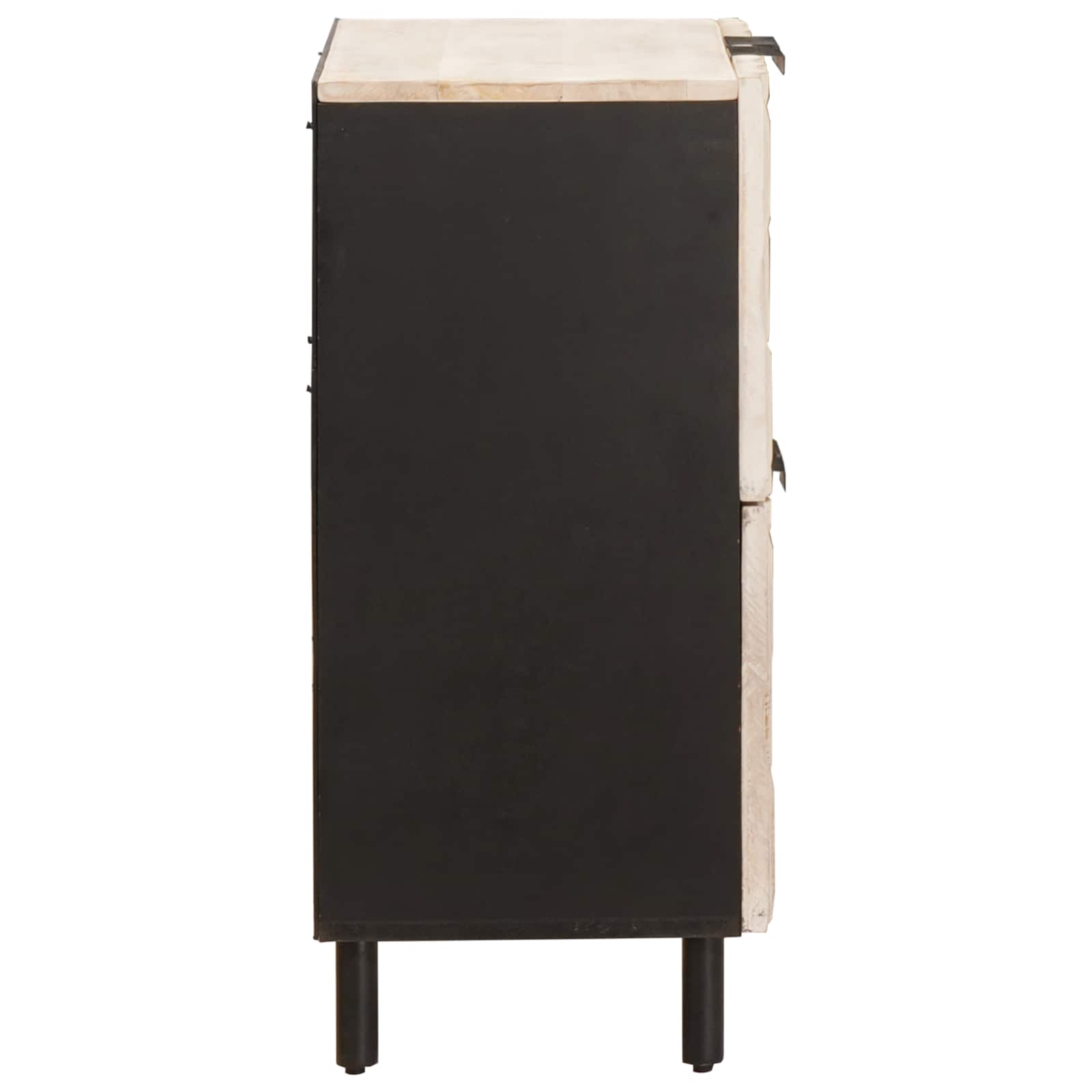 vidaXL Dressoir Geometrisch Witte Was Afwerking