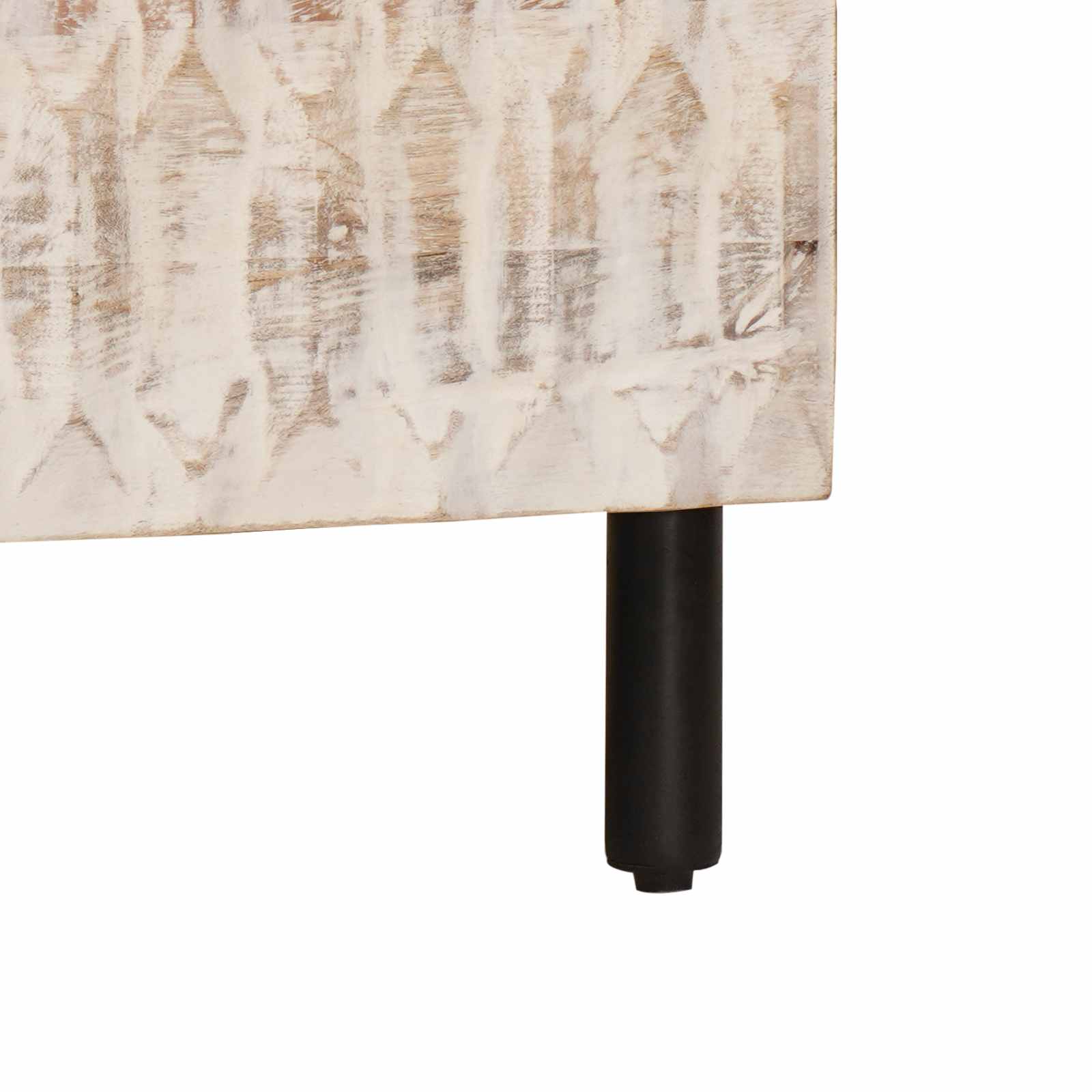 vidaXL Dressoir Effen Witte Was Afwerking