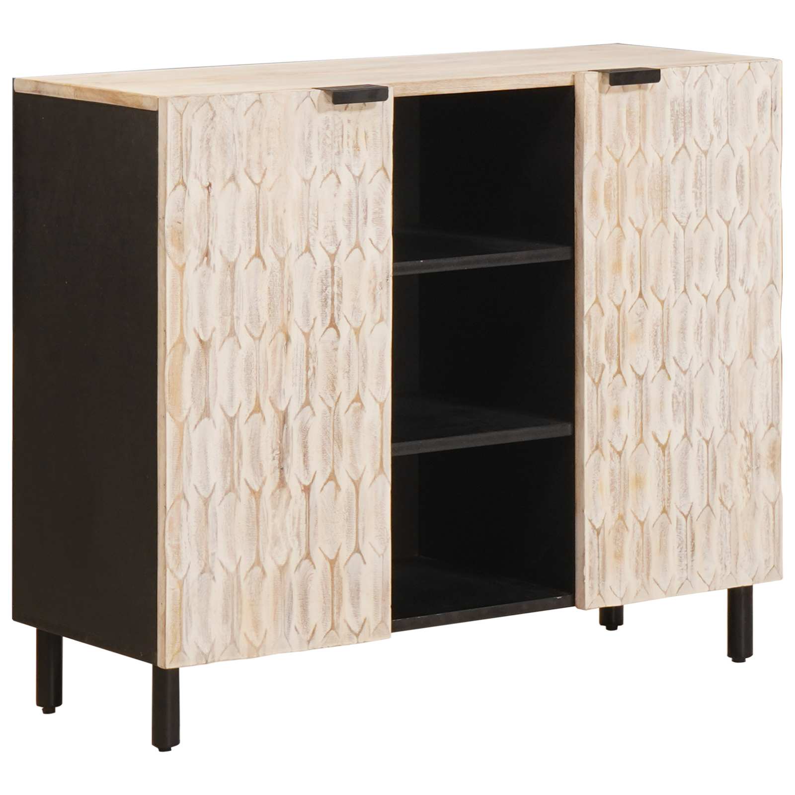 vidaXL Dressoir Anders Witte Was Afwerking