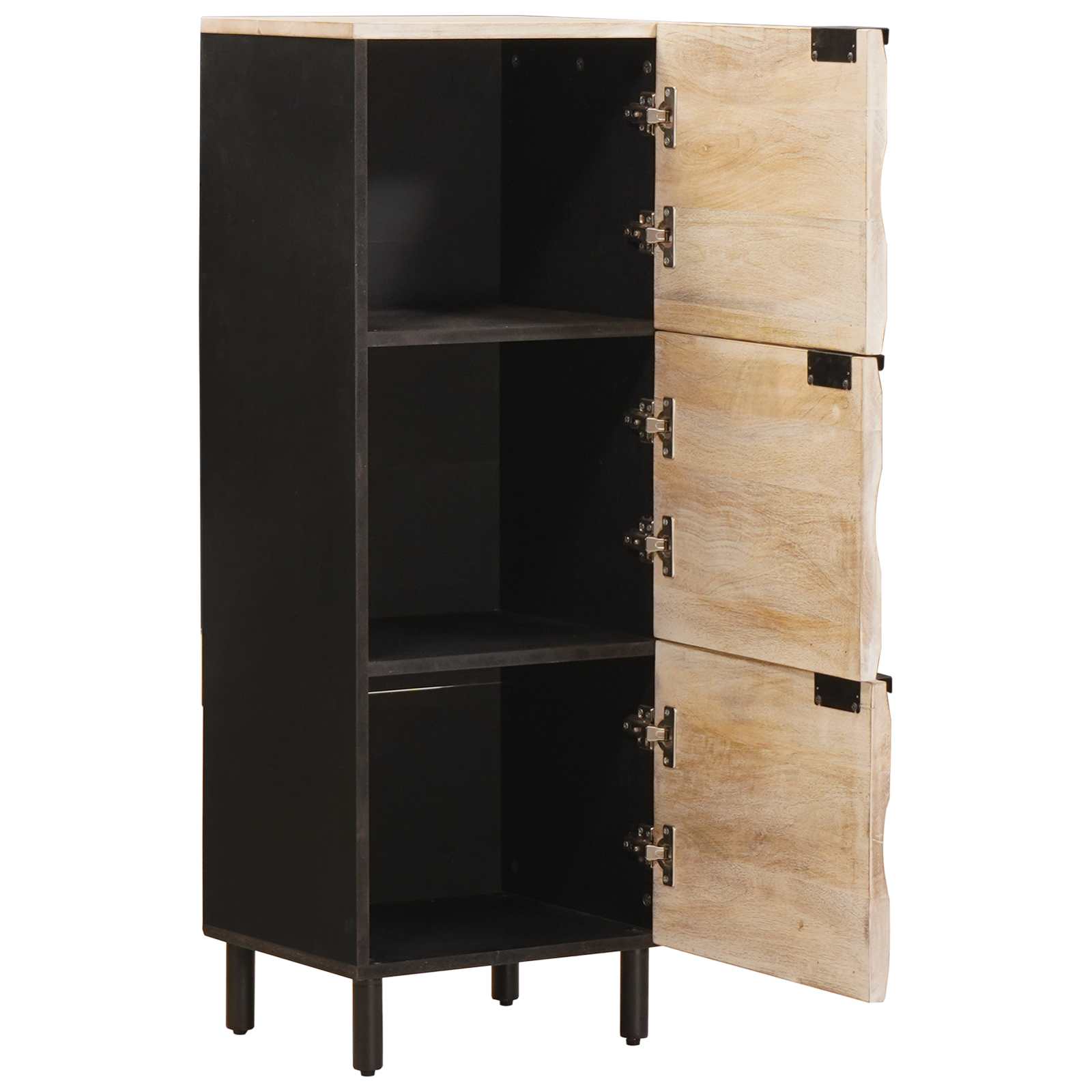 vidaXL Hoge kast Anders Witte Was Afwerking