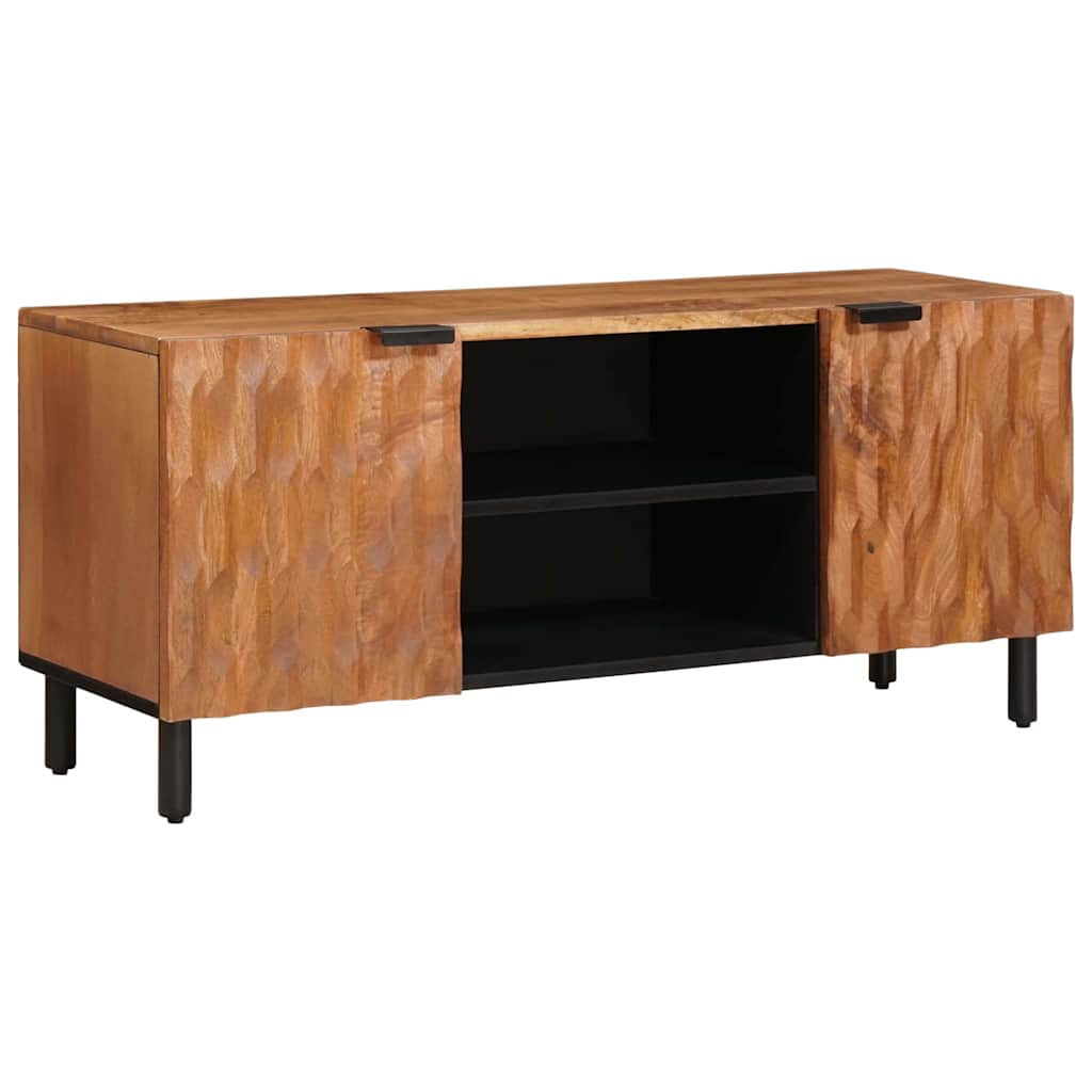 vidaXL TV-kast met plank Witte Was Afwerking 105 x 33,5 x 46 cm