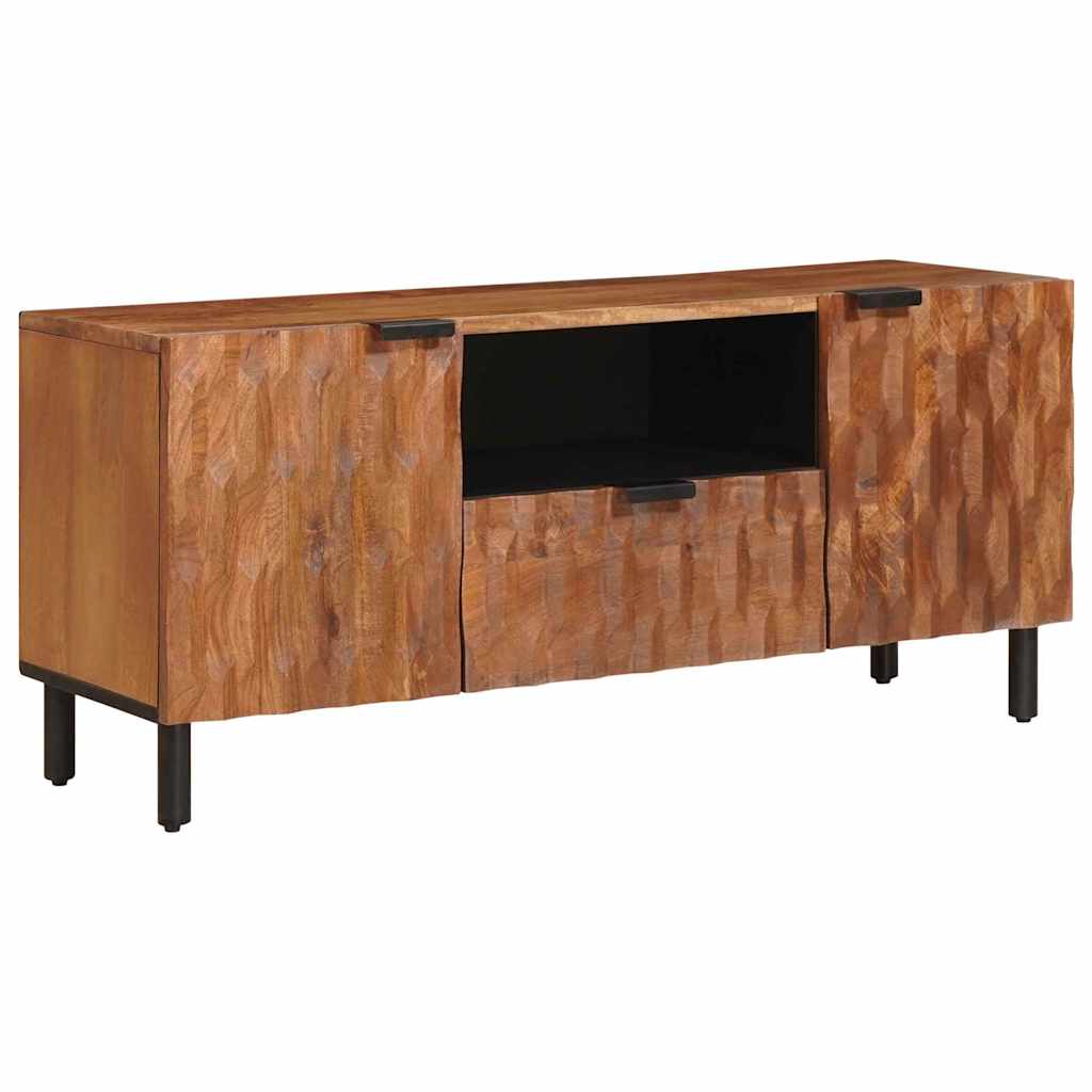 vidaXL TV-kast met lade Witte Was Afwerking 105 x 33,5 x 46 cm