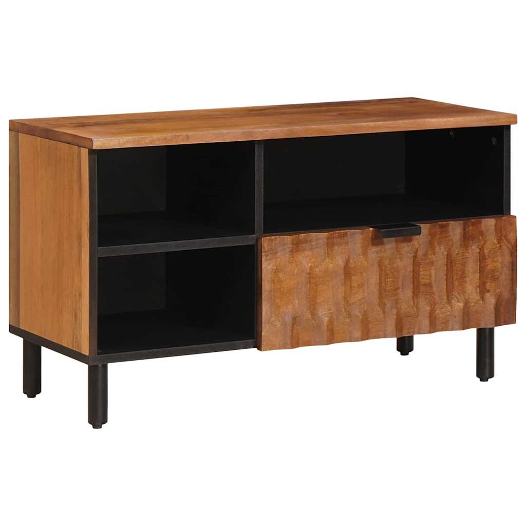vidaXL TV-kast met lade Witte Was Afwerking 80 x 33,5 x 46 cm