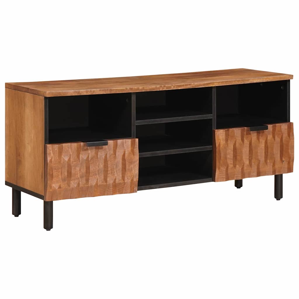 vidaXL TV-kast met lade Witte Was Afwerking 100 x 33,5 x 46 cm