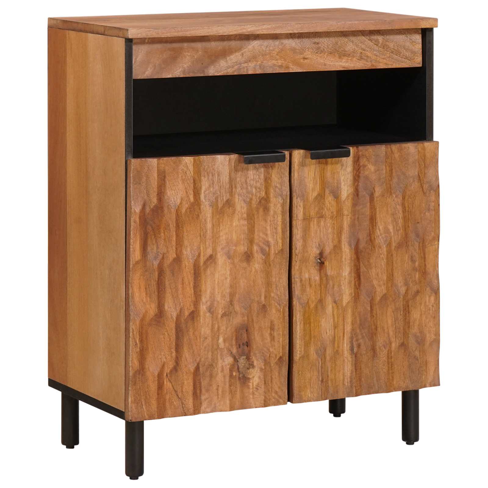 vidaXL Dressoir Witte Was Afwerking