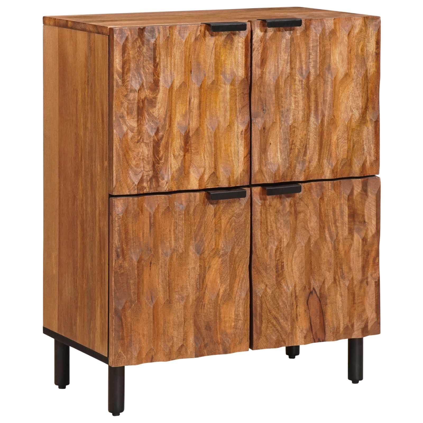 vidaXL Dressoir Geometrisch Witte Was Afwerking