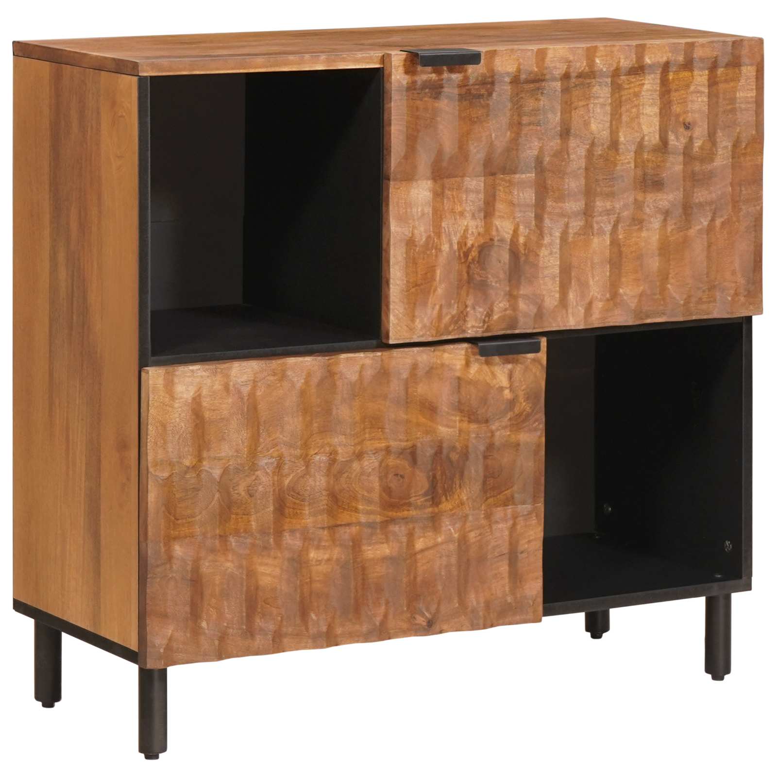 vidaXL Dressoir Effen Witte Was Afwerking