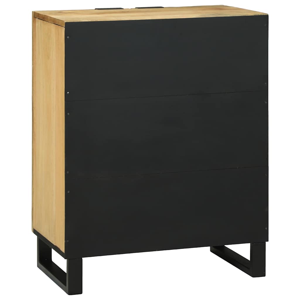 vidaXL Dressoir - 60 x 33,5 x 75 cm, van massief mangohout.