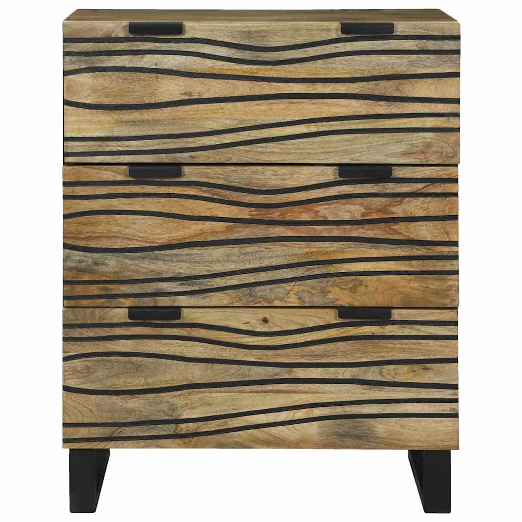 vidaXL Dressoir 60x33,5x75 cm van Massief Mangohout
