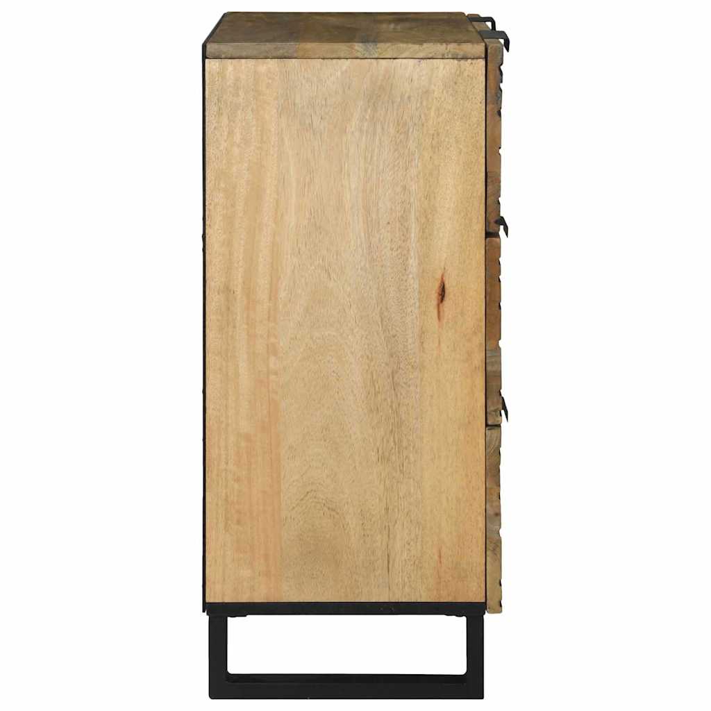 vidaXL Dressoir 60x33,5x75 cm van Massief Mangohout