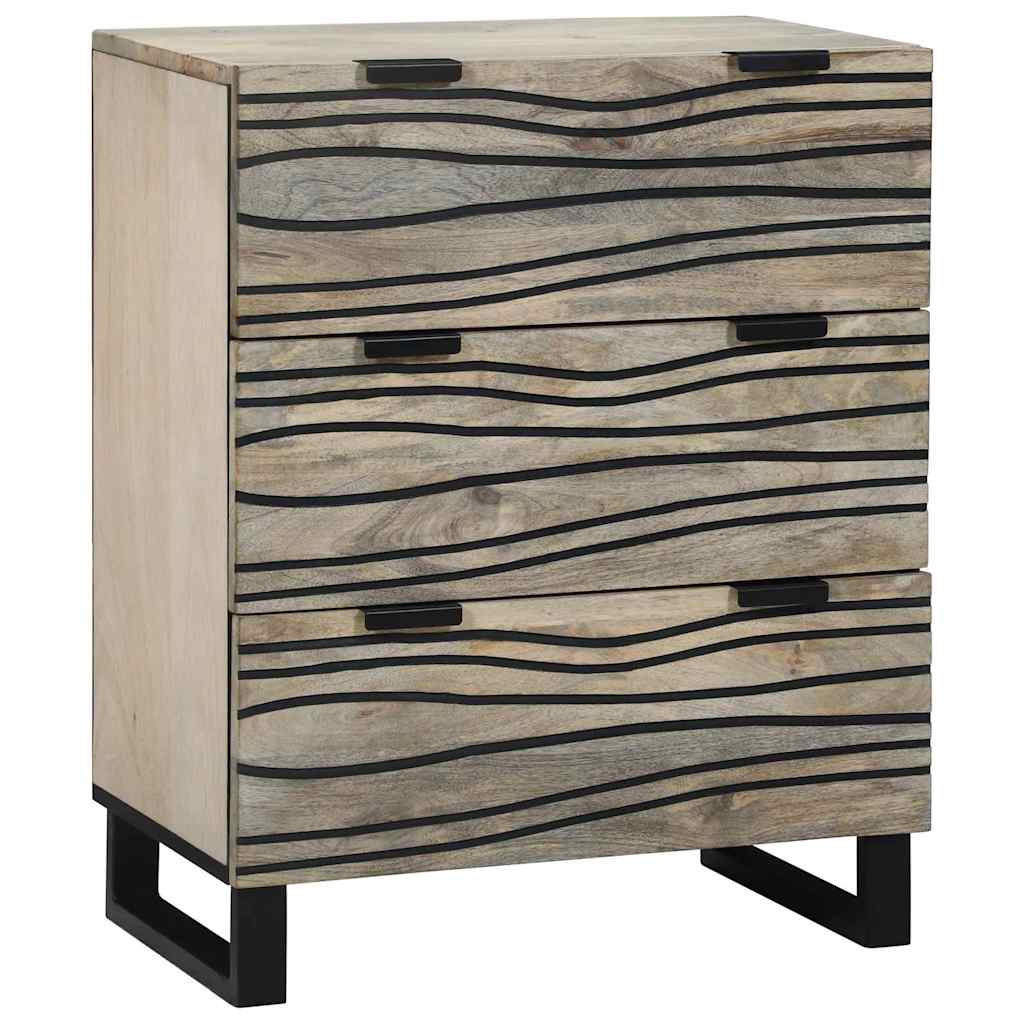 vidaXL Dressoir 60x33,5x75 cm van Massief Mangohout