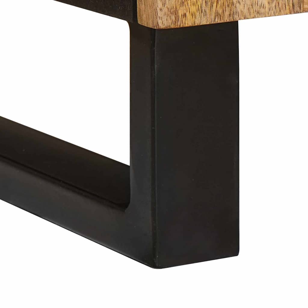 vidaXL Nachtkastje Naturel 40 x 33,5 x 46 cm Massief Mango Hout
