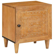 vidaXL Nachtkastje Lichtbruin 40 x 33 x 46 cm massief mangohout