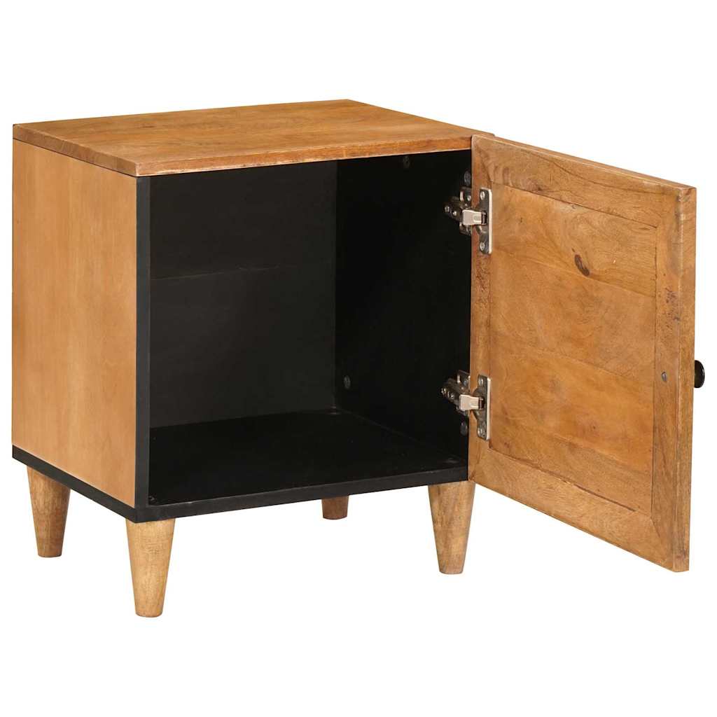 vidaXL Nachtkastje Lichtbruin 40 x 33 x 46 cm massief mangohout