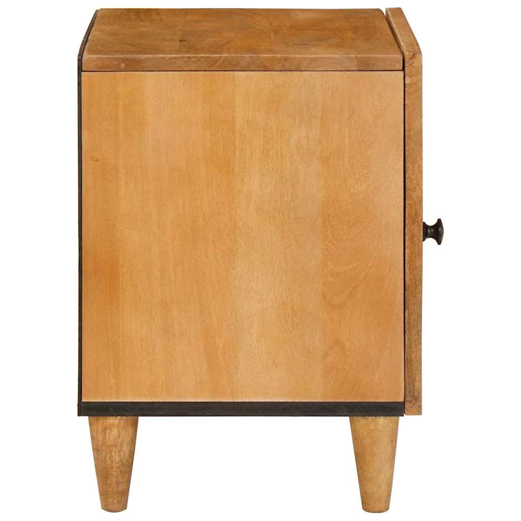 vidaXL Nachtkastje Lichtbruin 40 x 33 x 46 cm massief mangohout