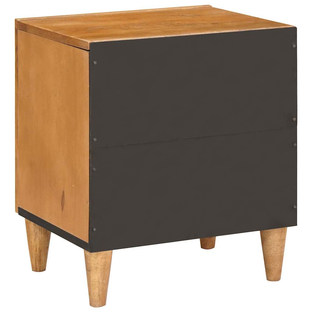 vidaXL Nachtkastje Lichtbruin 40 x 33 x 46 cm massief mangohout