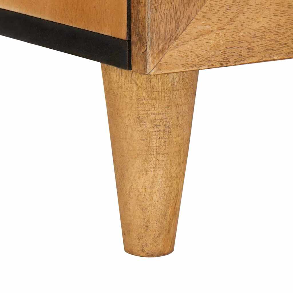 vidaXL Nachtkastje Lichtbruin 40 x 33 x 46 cm massief mangohout